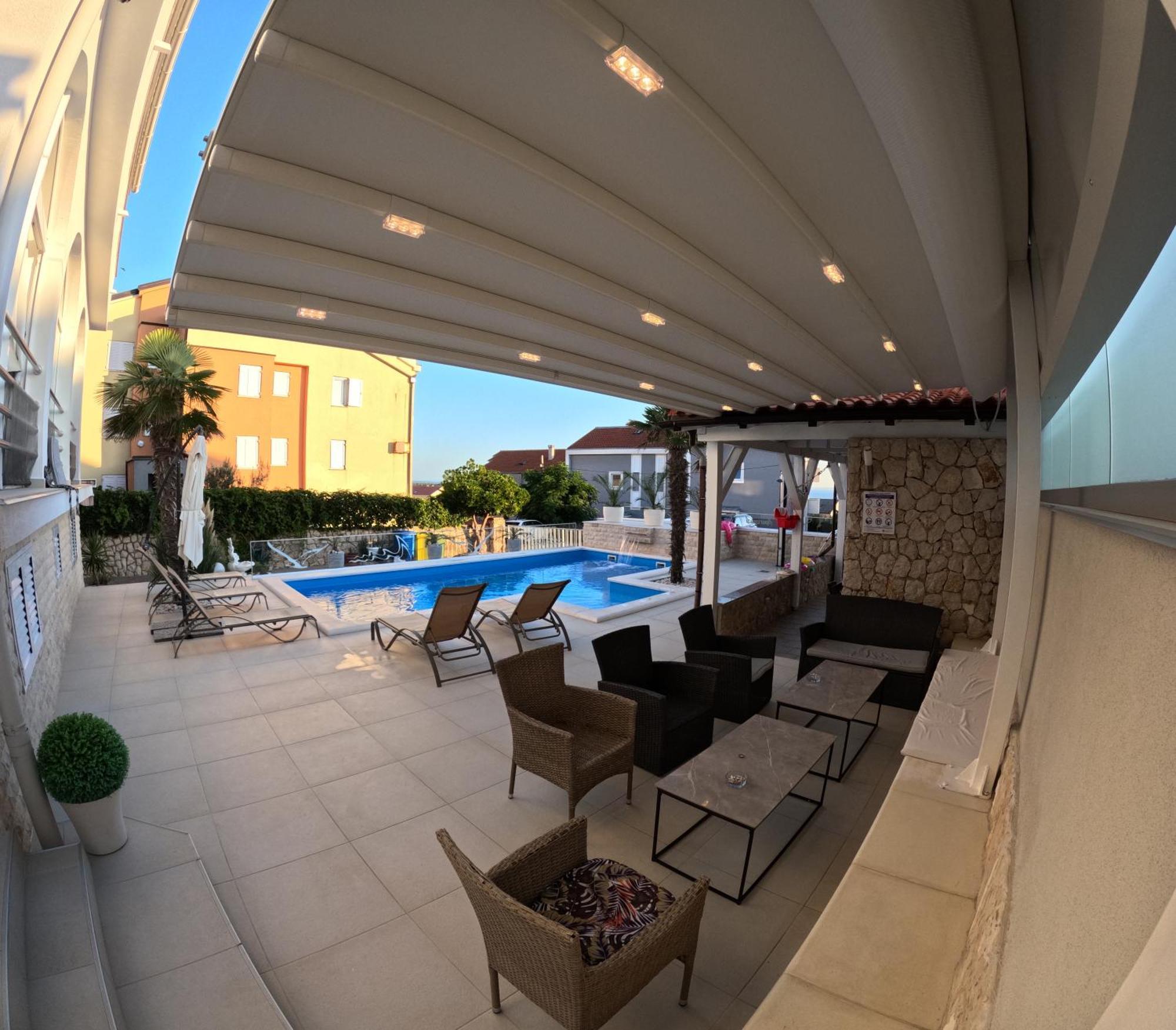 Apartments Sun Dance With Heated Pool Novalja Buitenkant foto
